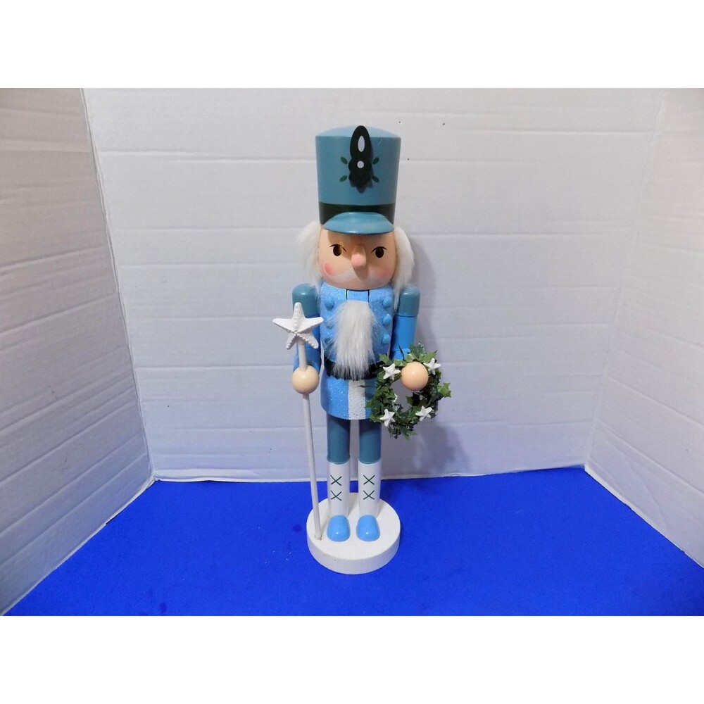NEW Christmas Beach Coastal Fancy Santa Claus Nutcracker Figurine Holiday Noel